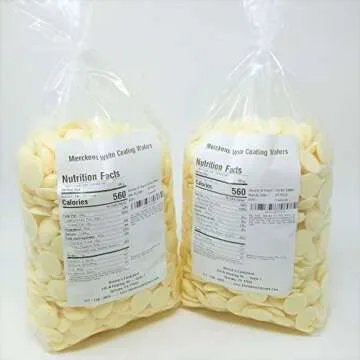 Merckens Coating Melting Wafers Chocolate White 10 pounds