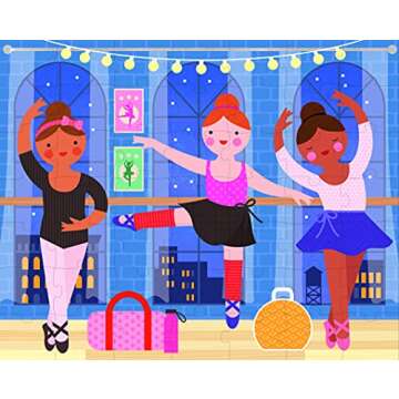 Jigsaw Puz 2 Sided Ballerina