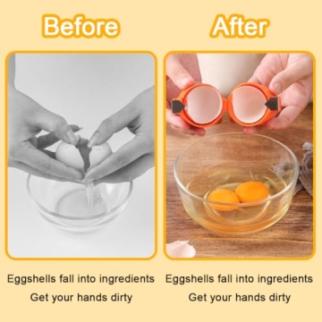 Egg Shell Opener Set 3 pcs Easy Crack Peeler Tools