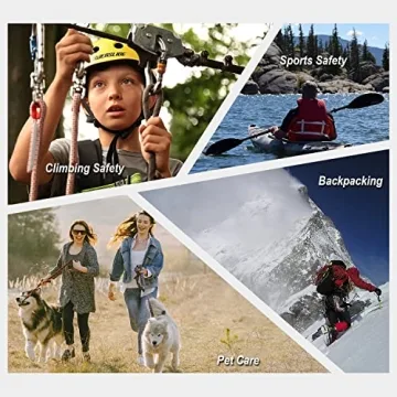 FresKaro Heavy Duty 25kN Climbing Carabiners Double Locking Clips