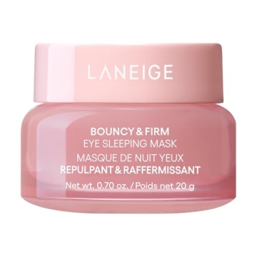 LANEIGE Bouncy & Firm Eye Mask for Brightening and Hydration