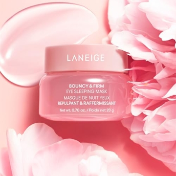 LANEIGE Bouncy & Firm Eye Mask for Brightening and Hydration