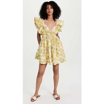 For Love & Lemons Tamra Mini Dress - Chic Summer Style