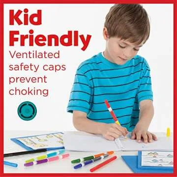 Faber-Castell DuoTip Washable Markers - 24 Markers, 48 Colors