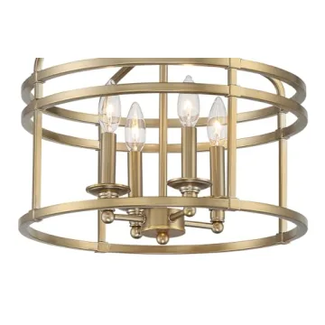 Minka Lavery Covent Park Ceiling Light, 240W, Gold Finish