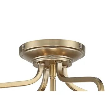 Minka Lavery Covent Park Ceiling Light, 240W, Gold Finish