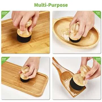 DEBETOOL Cutting Board Oil Applicator 2 Pack