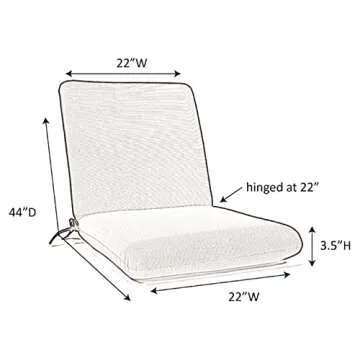 Naturesroom Sunbrella Patio Cushions for Outdoor Living