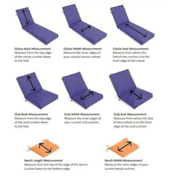 Naturesroom Sunbrella Patio Cushions for Outdoor Living