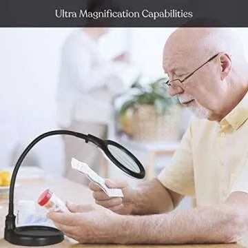 Brightech LightView Pro Magnifying Desk Lamp for Crafts