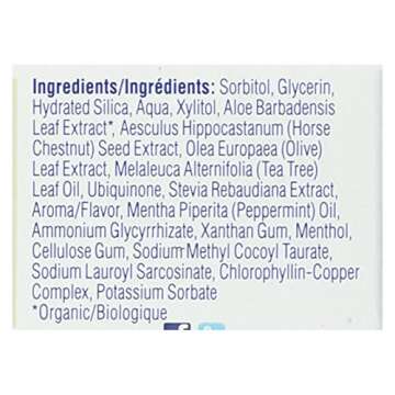 Kiss My Face Triple Action Herbal Mint Gel Toothpaste, SLS And Fluoride Free, Removes Plaque, Preven...