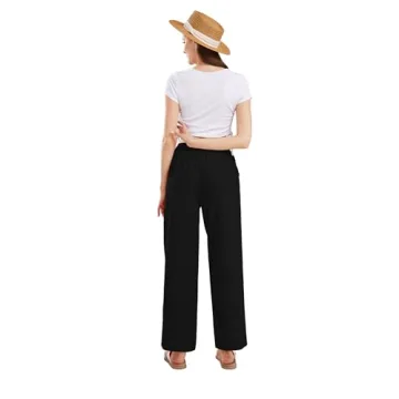 Summer Eco-Friendly Wide Leg Palazzo Pants for Women