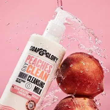 Soap & Glory Peaches & Clean Deep Cleansing Milk - Hydrating Face Wash