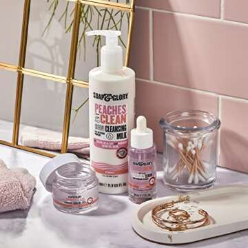 Soap & Glory Peaches & Clean Deep Cleansing Milk - Hydrating Face Wash