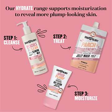 Soap & Glory Peaches & Clean Deep Cleansing Milk - Hydrating Face Wash