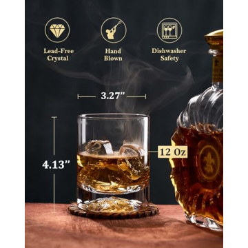 Elegant JBHO Whiskey Glasses - Perfect for Gifting