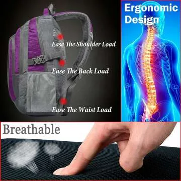 ProEtrade College & Travel Backpack - Purple A