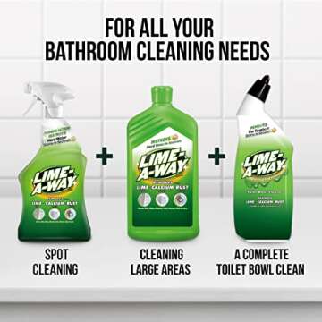 Lime-A-Way Lime, Calcium & Rust Cleaner 28 oz (Pack of 3)