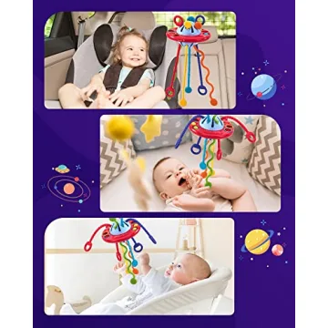 Hahaland Silicone Pull String Toy - Educational Fun for Kids