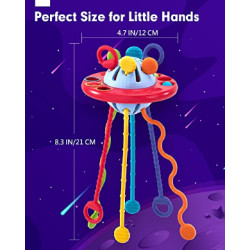 Hahaland Silicone Pull String Toy - Educational Fun for Kids