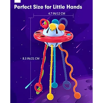 Hahaland Silicone Pull String Toy - Educational Fun for Kids