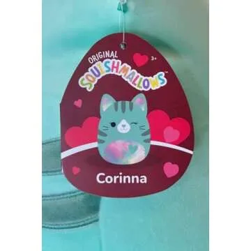 Corinna Teal Tabby Cat Plush - 2023 Valentine’s Day Gift