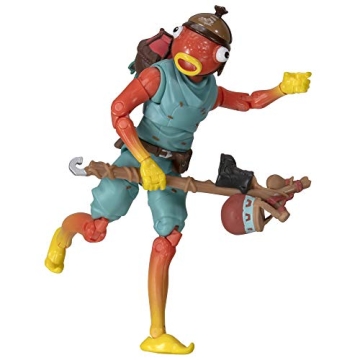 FORTNITE Legendary Series, 1 Figure Pack - 6 Inch Fishstick Collectible Action Figure - Includes Harvesting Tool, 3 Weapons, 1 Back Bling, 3 Interchangeable Faces - Collect Them All