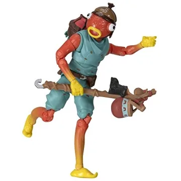FORTNITE Legendary Series, 1 Figure Pack - 6 Inch Fishstick Collectible Action Figure - Includes Harvesting Tool, 3 Weapons, 1 Back Bling, 3 Interchangeable Faces - Collect Them All