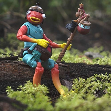 FORTNITE Legendary Series, 1 Figure Pack - 6 Inch Fishstick Collectible Action Figure - Includes Harvesting Tool, 3 Weapons, 1 Back Bling, 3 Interchangeable Faces - Collect Them All