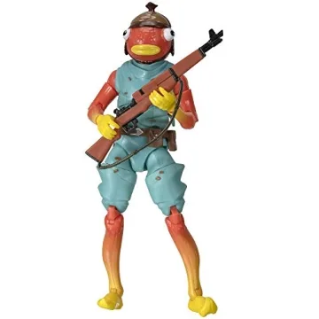 FORTNITE Legendary Series, 1 Figure Pack - 6 Inch Fishstick Collectible Action Figure - Includes Harvesting Tool, 3 Weapons, 1 Back Bling, 3 Interchangeable Faces - Collect Them All
