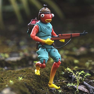 FORTNITE Legendary Series, 1 Figure Pack - 6 Inch Fishstick Collectible Action Figure - Includes Harvesting Tool, 3 Weapons, 1 Back Bling, 3 Interchangeable Faces - Collect Them All