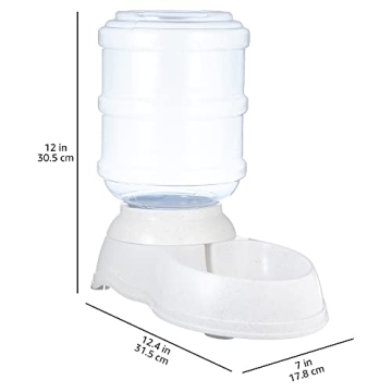 Gravity Pet Water Dispenser - 1 Gallon Capacity