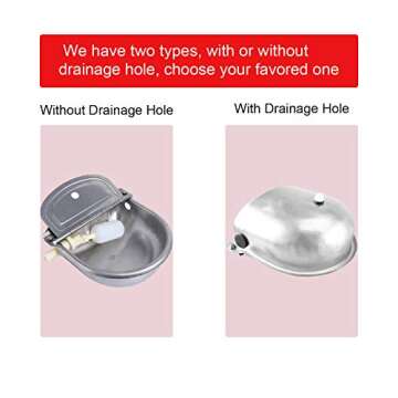 Homend Automatic Stainless Steel Waterer for Livestock