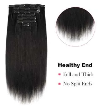 Sassina Real Thick Yaki Clip-in Extensions 20 inch