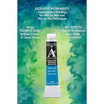 Grumbacher Academy Watercolor Paint in Payne's Gray, 7.5ml