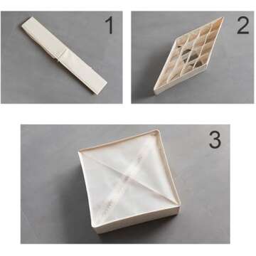 Foldable Underwear Storage Organizer - Space-Saving Design