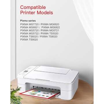 GPC Image Ink Cartridge Compatible for Canon PGI-270 CLI-271 Ink Cartridges to use with PIXMA MG6820...