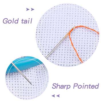 30 Pieces Stitching Needles in Elegant Wooden Case