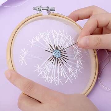 30 Pieces Stitching Needles in Elegant Wooden Case