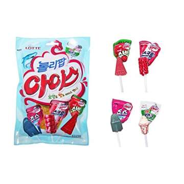 Lotte Lollipop Ice Candy (15 pcs) Real Ice Cream Favor Candy