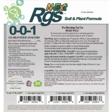 0-0-1 RGS Root Growth Bio-Stimulant, Sea Kelp | N-Ext