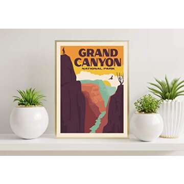 HerZii Vintage National Park Poster Set - 4 Prints