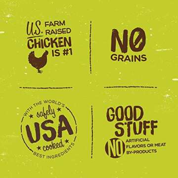 Rachael Ray Nutrish Savory Roasters Real Meat Dog Treats, Roasted Chicken Recipe, 12 Ounces, Grain Free