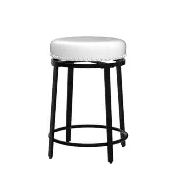 FLYZC 24 Inch Swivel Bar Stools Set for Kitchen Comfort