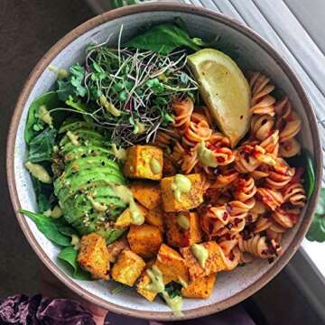 Red Lentil Fusilli | Grain-Free, Gluten-Free, Fresh Organic Noodles | Cooks in Just 3 Minutes | Taste Republic | Frozen, 9oz (6 pack)