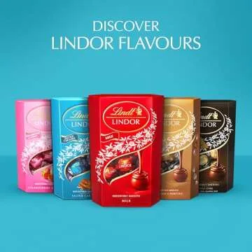 NEW: Lindt Lindor Milk Chocolate Salted Caramel Chocolate Gift Box, 200 g