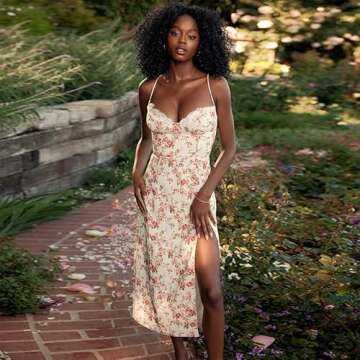 Women Strappy Floral Print Maxi Long Dress Maxi Dress Spaghetti Strap Backless Bodycon Split Long Dress Y2k（lace pink，Small）