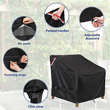 KylinLucky Waterproof Patio Chair Covers for Outdoor Use