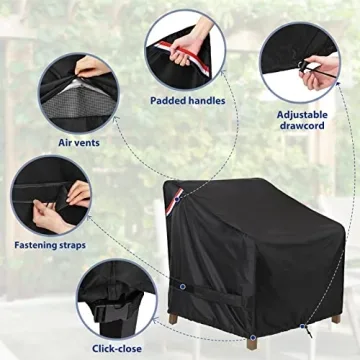 KylinLucky Waterproof Patio Chair Covers for Outdoor Use