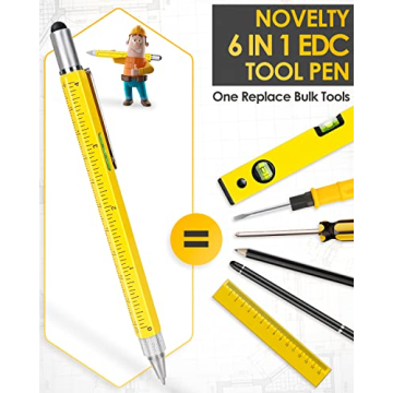 Unique 6-in-1 Multitool Pen for Men - Perfect Gift Idea